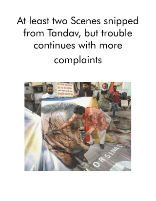 At Least Two Scenes Snipped From Tandav, But Trouble Continues With More Complaints