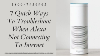 Alexa Not Connecting to Internet 1-8007956963 Alexa Won’t Turn On -Fix Now