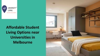 Affordable Student Living Options near Universities in Melbourne