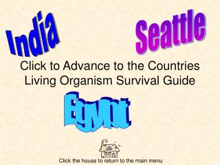 Click to Advance to the Countries Living Organism Survival Guide