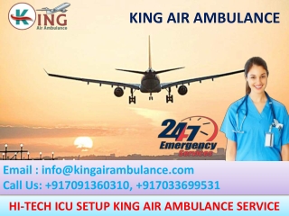 Pick Low-Fare Air Ambulance in Patna and Delhi by King