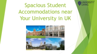Spacious Student Accommodation near your University in UK