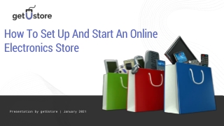 How To Set Up And Start An Online Electronics Store
