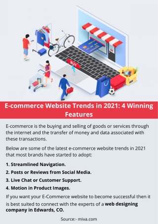 E-commerce Website Trends in 2021: 4 Winning Features
