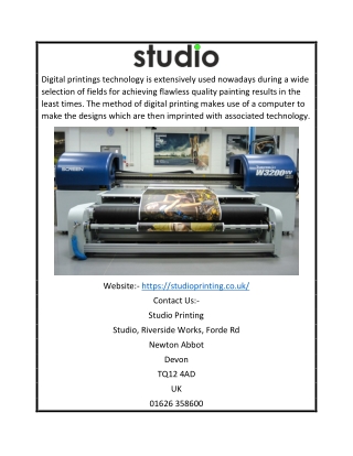 Digital printing uk | Studioprinting.co.uk