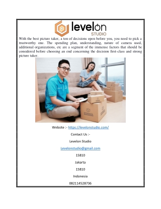 Studio Agency in Jakarta  Levelonstudio.com