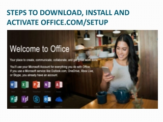 Steps to Download and Activate Office Product Key - Office.com/Setup
