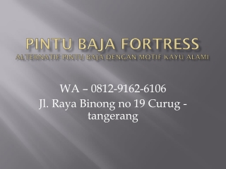 WA 0812-9162-6106 Pintu Besi Plat,