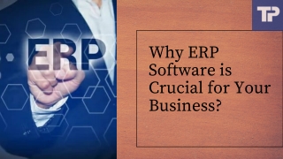 Why ERP Software is Crucial for Your Business