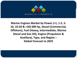 Global Marine Engines Market Analysis & Emerging Trends To 2025