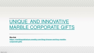 How To Choose and Buy Unique Innovative Marble Corporate Gifts?