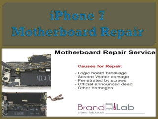 iPhone 7 Motherboard Repair