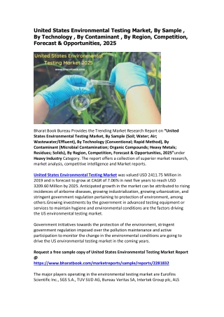 United States Environmental Testing Market Research Report 2025