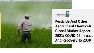 Pesticide And Other Agricultural Chemicals Market Size, Growth, Opportunity and Forecast to 2030