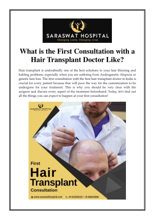 What is the First Consultation with a Hair Transplant Doctor Like?