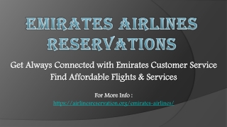 Emirates Customer Service