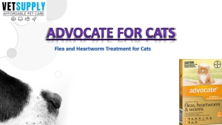 Buy Advocate Flea and Heartworm Treatment for Cats at best price in Australia - VetSupply