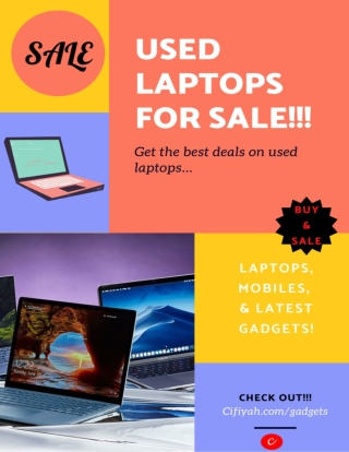 Why choose a used laptop instead of a new laptop?