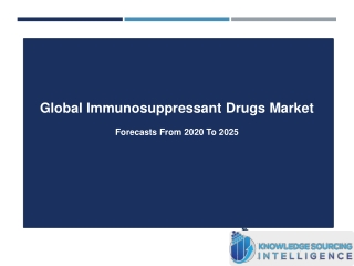 Global Immunosuppressant Drugs Market