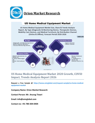 US Home Medical Equipment Market 2020 Growth, COVID Impact, Trends Analysis Report 2026