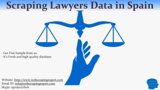 Scraping Lawyers Data in Spain