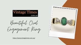 Best Oval Engagement Ring - Vintage Times
