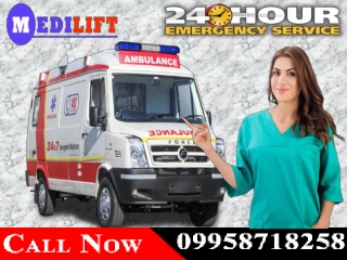 Utilize Best and Superfast Medilift Ambulance in Gandhi Maidan and Hajipur at Genuine Budget