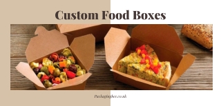 Custom Food Packaging Boxes