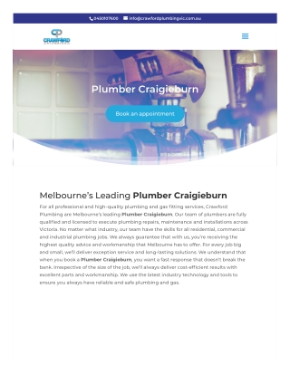 Plumber craigieburn