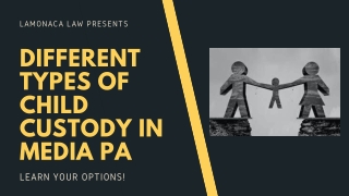 Different Types of Child Custody In Media, PA