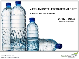 Vietnam Bottled Water Market Forecast 2025