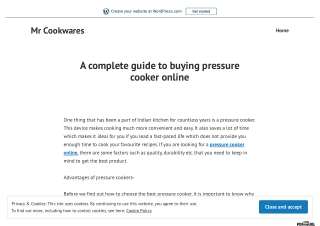 A complete guide to buying pressure cooker online