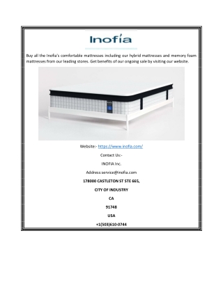 Mattress Sale | Inofia.Com