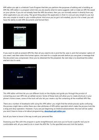 APK Editor - How to Edit Your APK