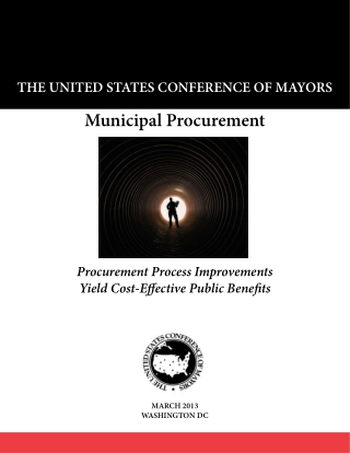 U.S. Conference of Mayors Says Open Pipe Procurement Can Reduce Rising Water and Sewer Rates
