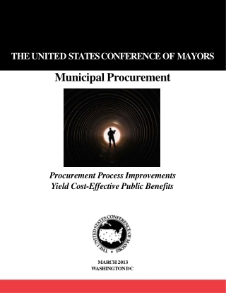 U.S. Conference of Mayors Says Open Pipe Procurement Can Reduce Rising Water and Sewer Rates