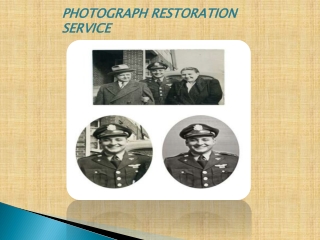 PHOTOGRAPH RESTORATION SERVICE