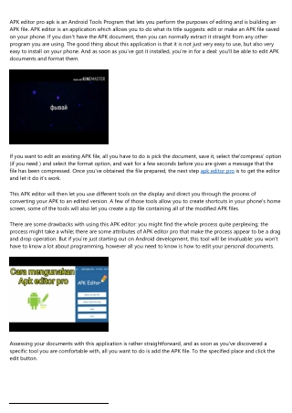 APK Editor - How to Edit Your APK