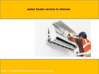 water heater service in chennai