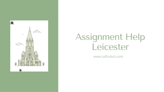 Assignment Help Leicester