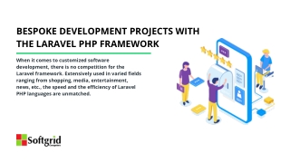 Bespoke Development Projects with the Laravel PHP Framework