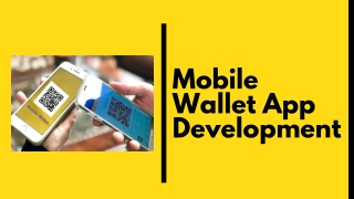 Mobile Wallet App Development