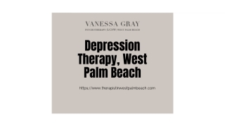 Therapist in West Palm Beach - Depression Therapy West Palm Beach