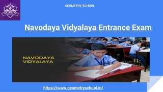 Navodaya Vidyalaya Entrance Exam