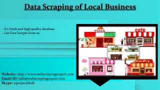 Data Scraping of Local Business