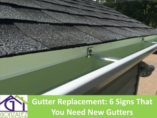 Gutter Replacement Chapel Hill: 6 Signs That You Need New Gutters