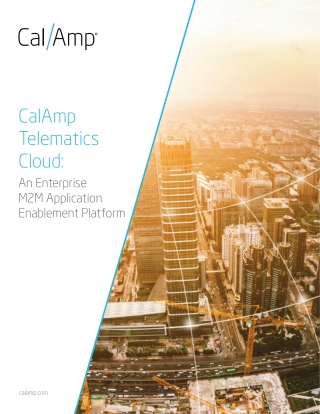 CalAmp Telematics Cloud