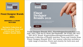 Finestdesignerbrands2021.com - Finest Designer Brands 2021