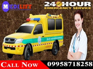 Get Most Credible and Affordable – Medilift Road Ambulance Service in Ranchi and Varanasi