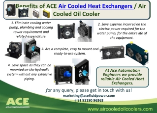 Benefits of using an Air Cooled Heat Exchanger